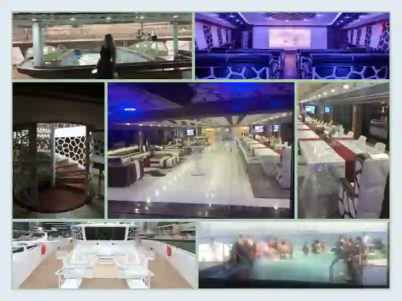 MEGA YACHT DINNER CRUISE FOOD AND SOFT DRINKS