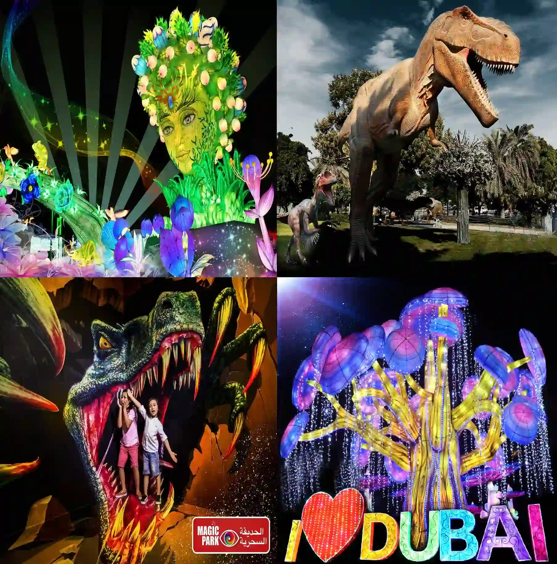 Glow Garden Combo - Glow Garden + Dinosaur Park