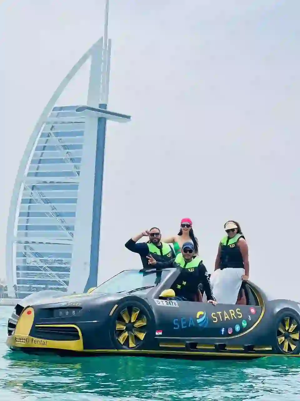 JET CAR 4 SEATER 60 MINUTES WITH TRANSFER