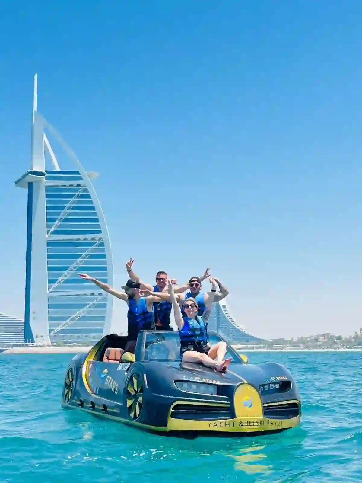 JET CAR 4 SEATER 30 MNTS WITH TRANSFER