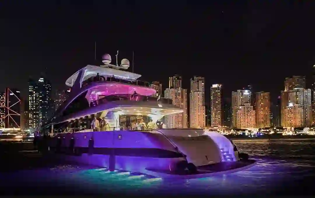 YACHT NIGHT PARTY at DUBAI MARINA